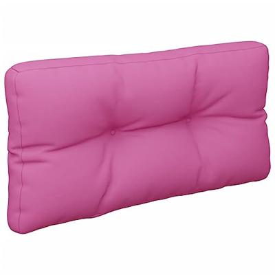 VidaXL Palletkussens 2 st stof roze
