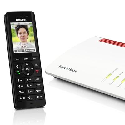 AVM FRITZ Fon X6 black Edition International Router Zwart - thumbnail