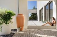 Garantia Regenton amphora 300l met messing kraan Terracotta - thumbnail