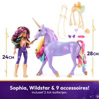 SPIN MASTER EENHOORN MET FUNCTIES 28 CM WILDSTAR + POP 24 CM Eenhoorn Academie - thumbnail