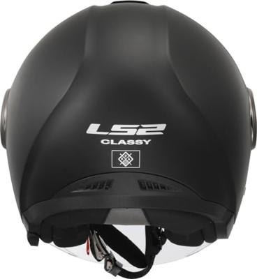 LS2 "of620 classy solid" jethelm helmet of620 classy solid xxl matt black