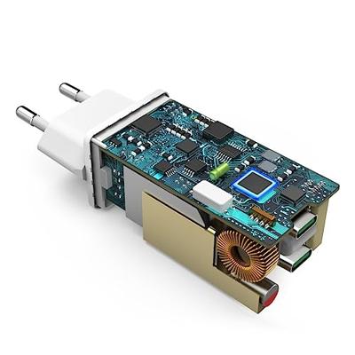 Hama Snellader 2x USB-C PD/Qualcomm® Mini-oplader 35 W Wit - thumbnail