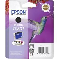 Epson inktpatroon zwart T 080 T 0801 - thumbnail