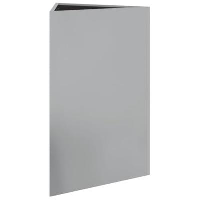 Plantenbak driehoek 50x43x75 cm gegalvaniseerd staal