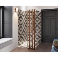 Decoscherm Riho Define Met Handdoekhouder 40x200 cm Mat Koper - thumbnail