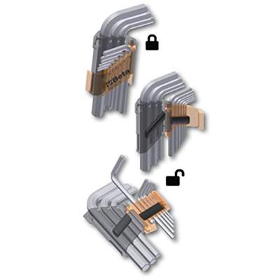 Beta 96BPC/SC99-delig set haakse stifsleutels met kogelkop - 000960354
