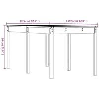 Tuintafel 159,5x82,5x76 cm massief douglashout - thumbnail