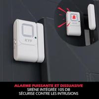 Set van 2 mini-alarmen - KYF - Raam/deur - Belfunctie - thumbnail