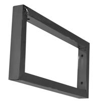 Ophangbeugel Wiesbaden tbv Wastafelblad 46x22 cm Mat Zwart (per stuk) - thumbnail