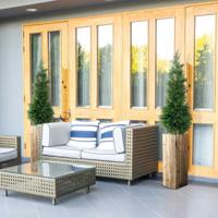 Conifeer deluxe kunstplant 120cm - UV bestendig - thumbnail