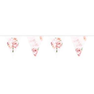 Vlaggenlijn Wedding Roses 10mtr Vlaggenlijn Wedding Roses 10mtr