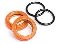 Shock adjuster nut 20mm (orange/2pcs) - thumbnail
