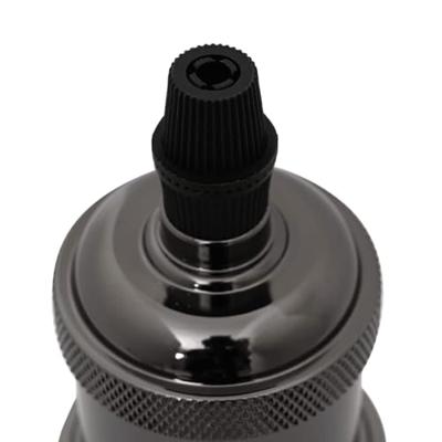 VidaXL Lamphouders 2 st glanzend zwart e27 VidaXL Lamphouders 2 st glanzend zwart e27