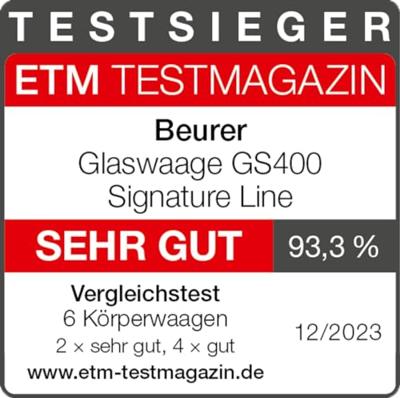Digitale Personenweegschaal Beurer GS400 BLANCA Wit Plastic - thumbnail