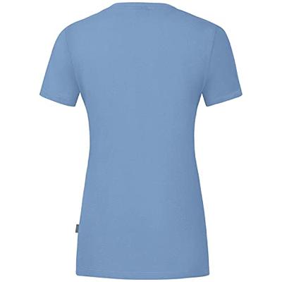 JAKO C6120D T-Shirt Organic Dames - Ijsblauw - 36