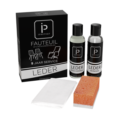 iProteqt afgedekt leder 5 jaar voor 2 eetkamerstoelen