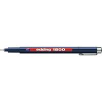 Fineliner edding 1800 0.25mm zwart - thumbnail