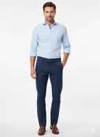 Herenbroek Chino - Donker Blauw - Arya Label - Lengte 34 - thumbnail
