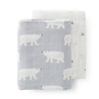 Fresk muslin swaddles large Polar bear Maat - thumbnail