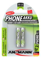 Ansmann DECT maxE HR03 Oplaadbare AAA batterij (potlood) NiMH 550 mAh 1.2 V 2 stuk(s) - thumbnail