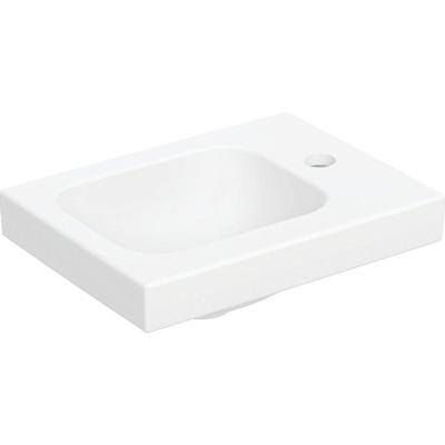 Geberit Icon light fontein 38cm 1 kraangat rechts zonder overloop mat wit 501.830.jt.1