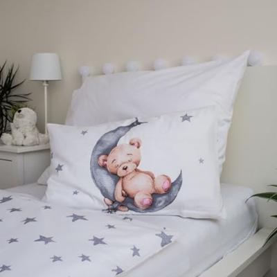 Sweet Home peuterdekbedovertrek Teddybear & Ballonnen - 100 x 135 cm