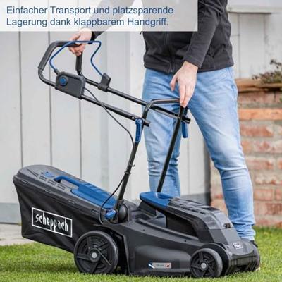 Scheppach Accu Grasmaaierset 2x20V BC-MP380-X (met 2 accu's) - 5911414400 Scheppach Accu Grasmaaierset 2x20V BC-MP380-X (met 2 accu's) - 5911414400