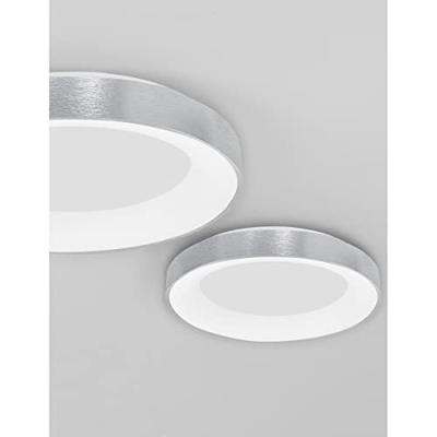 Lyora PlafondlampRando Thin zilvergrijs Ø 60cm - 9353856