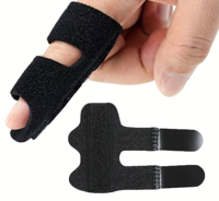 GO Medical Universele (2 stuks) Vingerspalk - One size - Universeel - Zwart - thumbnail