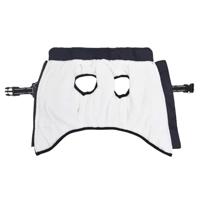 Hondenjas met harnas waterdicht reflecterend marineblauw L - thumbnail