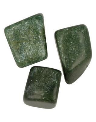 Verdiet Trommelstenen - Afrikaanse Jade (3 stuks)