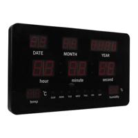 Wandklok met led Velleman - Velleman - thumbnail