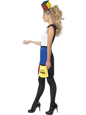 Rubiks Kubus kostuum vrouw