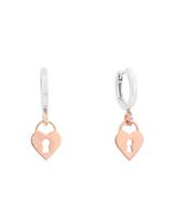 Dames oorbellen Secrecy E8503CDAW2900 Sterling zilver 3 cm - thumbnail