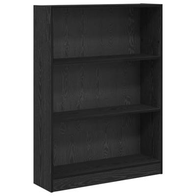 Boekenkast Zwart eiken 80 x 24 x 109 cm Spaanplaat Boekenkast Zwart eiken 80 x 24 x 109 cm Spaanplaat