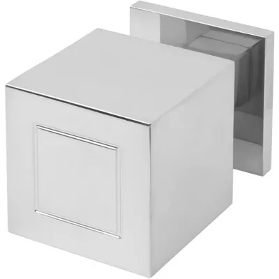 Formani Jan des Bouvrie Square JB200D voordeurknop draaibaar op rozet - gepolijst RVS