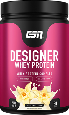 Designer whey vanilla milk 908 Gram