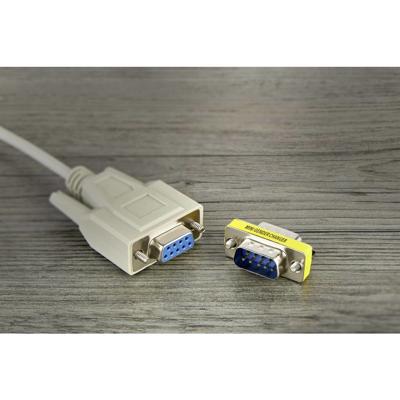 Renkforce Adapter Serieel [1x D-sub stekker 9-polig - 1x D-sub stekker 9-polig] Geel
