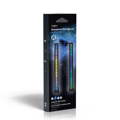 Nedis GALDP110BK Game Verlichting Led Batterij Gevoed Gebruikt Voor: Desktop / Notebook Zwart
