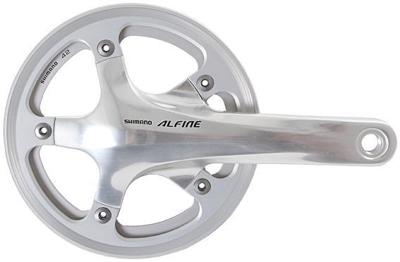SHIMANO crankstel "alfine fc-s501" crankset shim.alfi.fcs501 45t.170mm ht2 1sp sil
