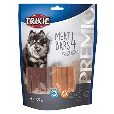 TRIXIE PREMIO VLEES BARS KIP / EEND / LAM / ZALM 4X100 GR