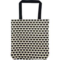 Moses boodschappentas Ed, the cat 10 liter zwart/wit - thumbnail