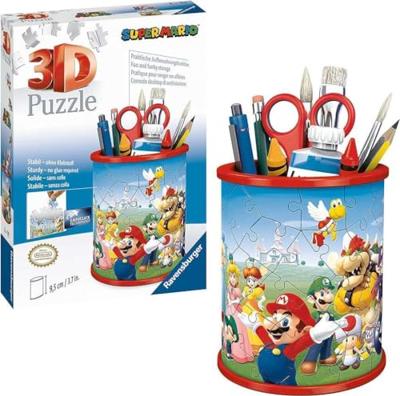 Ravensburger 3d puzzel - pennenbak super mario