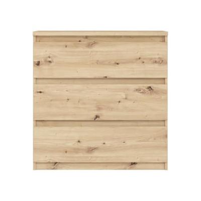 CHELSEA ladekast 3 laden - 77,2 cm - Artisanaal eiken decor