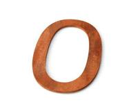 Nummer 0 Model: Huisnummer Cortenstaal Geroba - Geroba - thumbnail