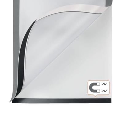 Nobo zelfklevend magnetisch kader A4, zilver, pak van 2 stuks Nobo zelfklevend magnetisch kader A4, zilver, pak van 2 stuks