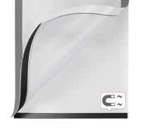 Nobo zelfklevend magnetisch kader A3, zilver, pak van 2 stuks - thumbnail