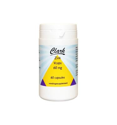 Clark Zink 60mg 60 Vegetarische capsules Clark Zink 60mg 60 Vegetarische capsules