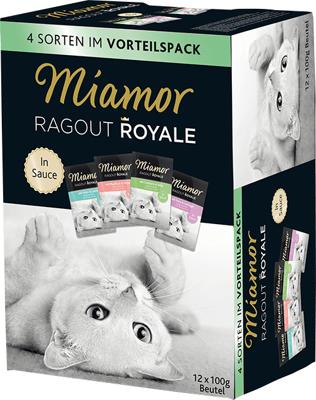 MIAMOR Ragout Royale Adult Mix in gravy - nat kattenvoer - 12x100g
