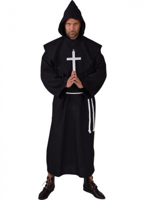 Pater kostuum elite zwart